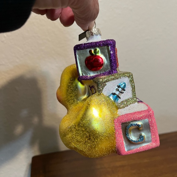 Sparkle Bright by Radko Glass Duck Ornament - Picture 8 of 10
